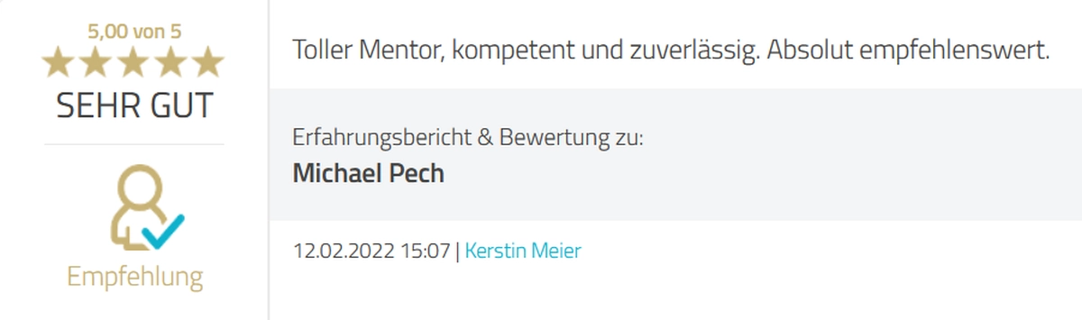 MP Interim & Consulting - Michael Pech Abzeichen