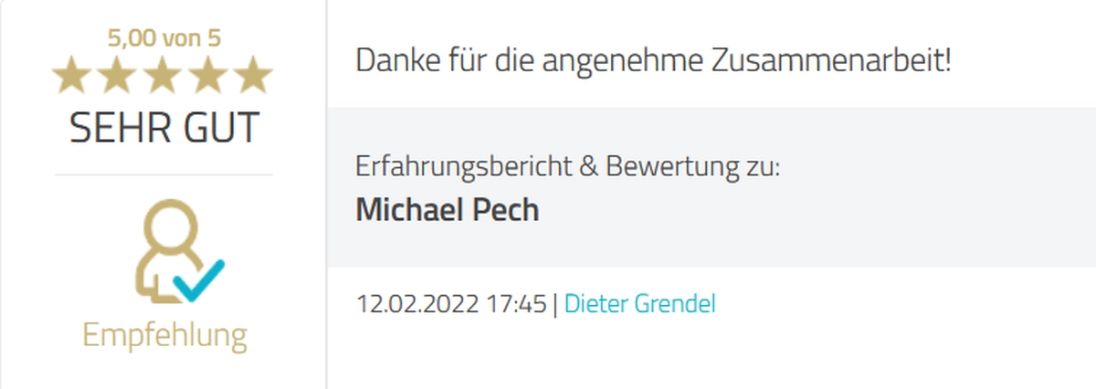 MP Interim & Consulting - Michael Pech Abzeichen